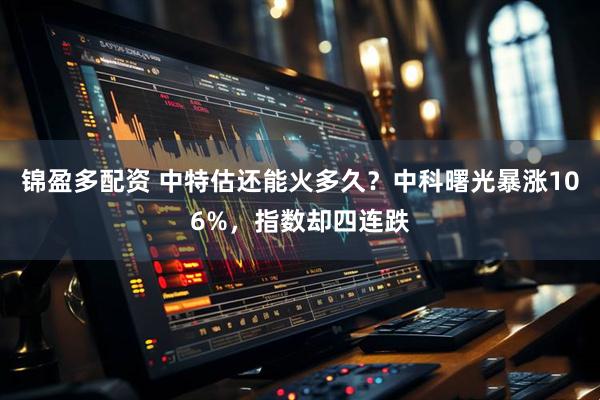 锦盈多配资 中特估还能火多久？中科曙光暴涨106%，指数却四连跌